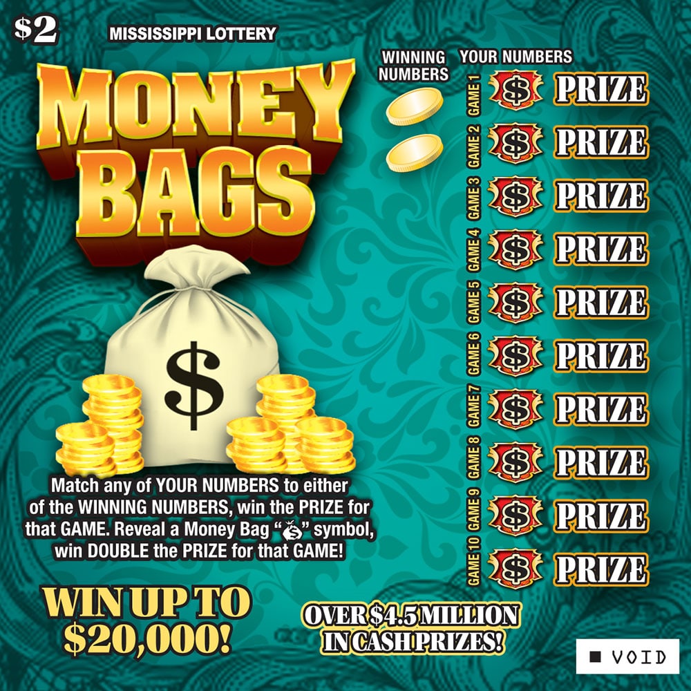 Money Bags scratch-off game