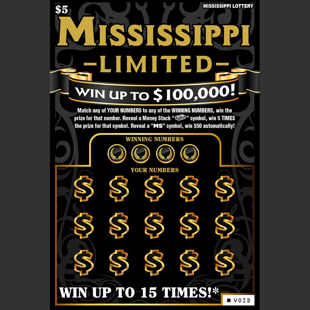 Mississippi Limited scratch-off game