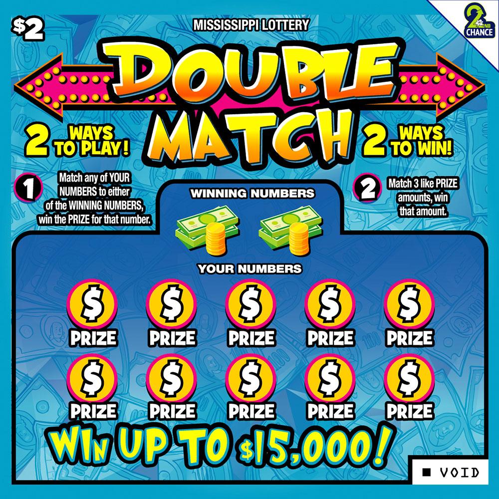 Double Match scratch-off game