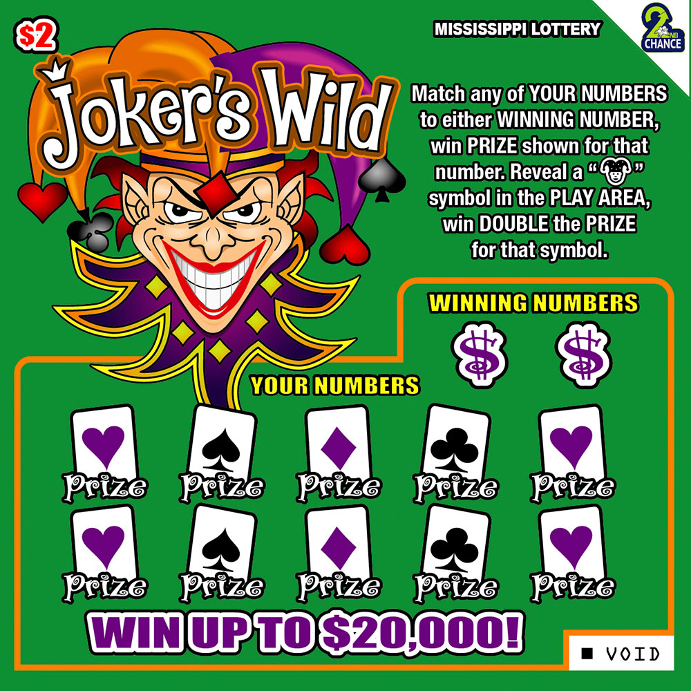 Jokers Wild Scratch-off game
